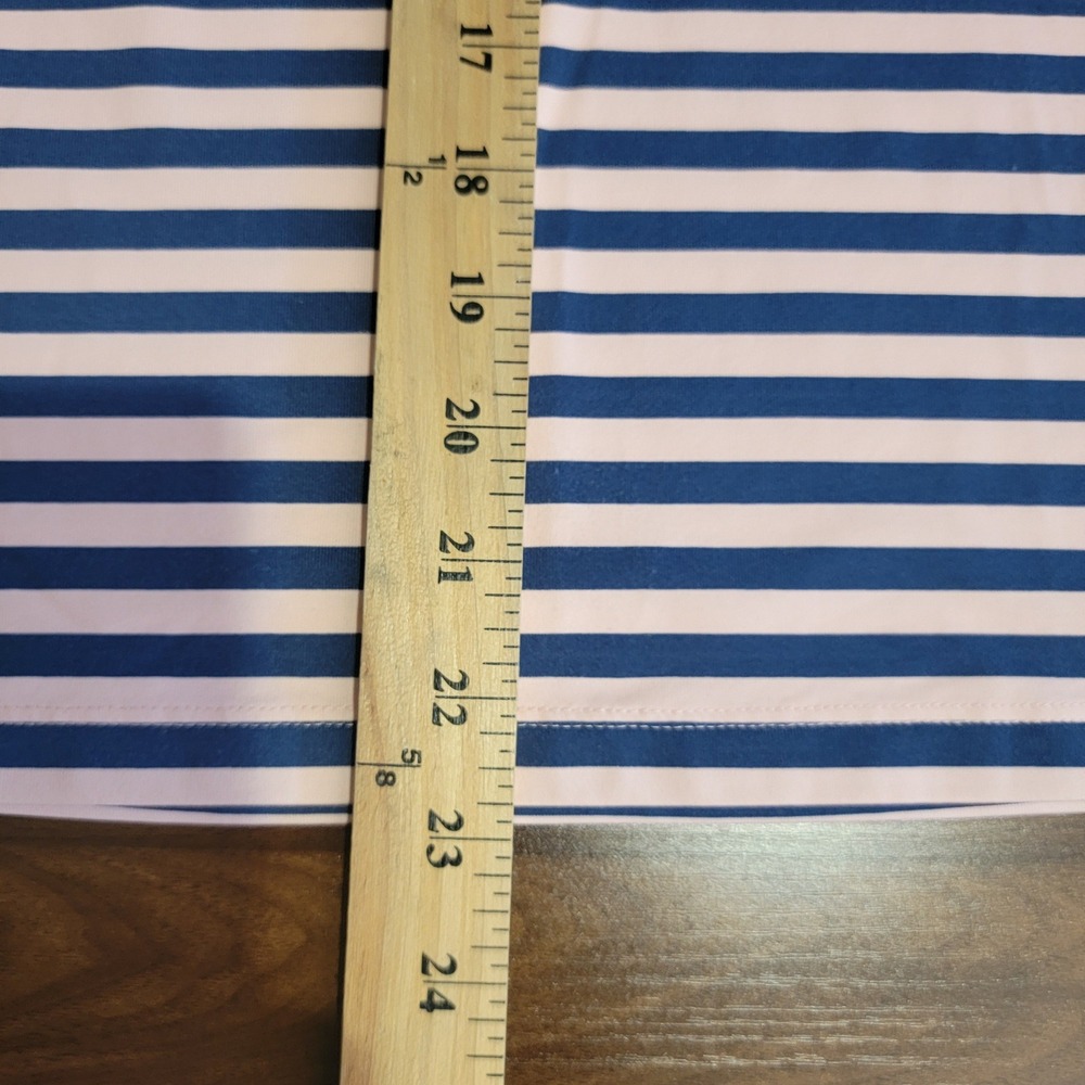 J.McLaughlin Striped Top XL Pink Blue Boat Neck Catalina Cloth Nautical Preppy - Picture 9 of 9